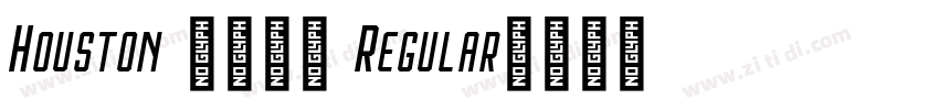 Houston 2013 Regular字体转换